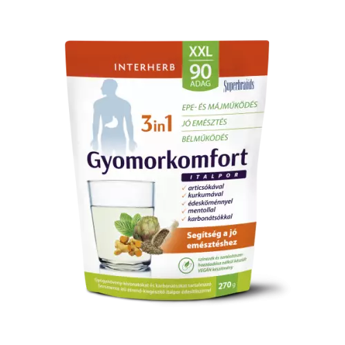 Interherb XXL Gyomorkomfort 3in1 borsmenta italpor 270g