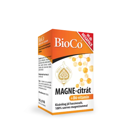 BioCo MAGNE-citrát + B6-vitamin filmtabl. megapack 90x
