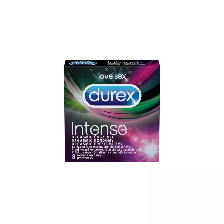 Durex óvszer Intense Orgasmic 3x Durex óvszer Intense Orgasmic 3x