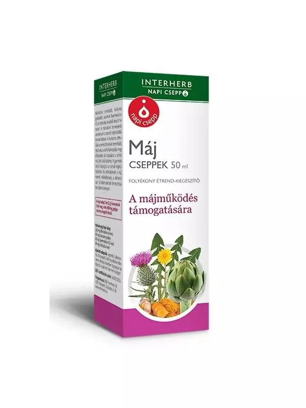 Interherb Napi Csepp Máj cseppek 50ml Interherb Napi Csepp Máj cseppek 50ml