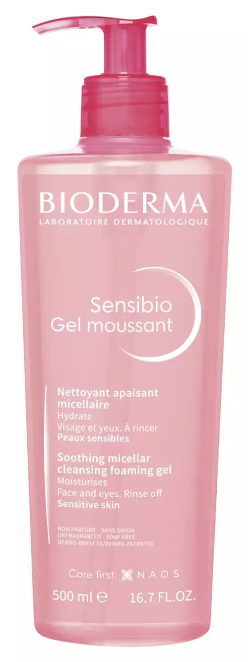 Bioderma Sensibio Gel Moussant (habzó gél) 500ml