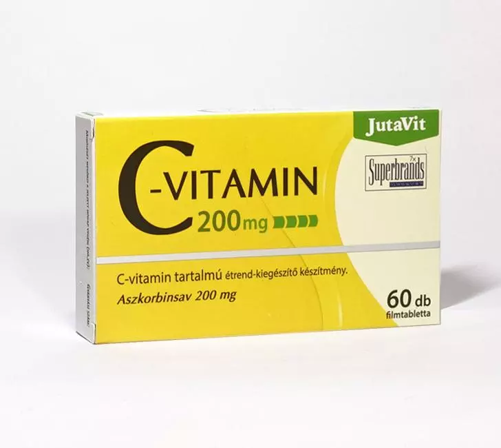 JutaVit C-vitamin 200 mg tabletta 60x JutaVit C-vitamin 200 mg tabletta 60x