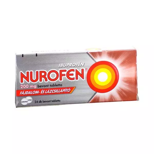 Nurofen 200 mg bevont tabletta 24x Nurofen 200 mg bevont tabletta 24x