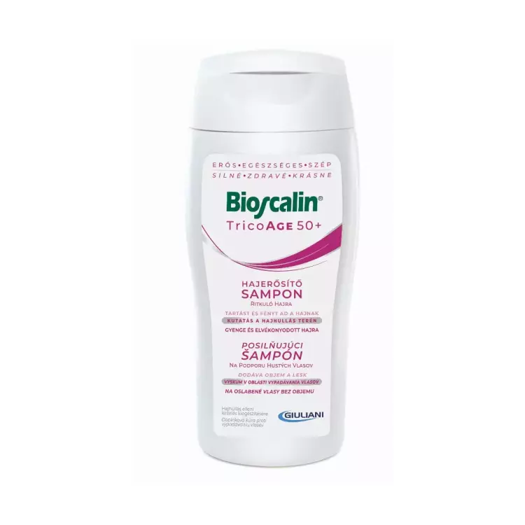 Bioscalin TricoAge 50+ revitalizáló sampon 200ml Bioscalin TricoAge 50+ revitalizáló sampon 200ml
