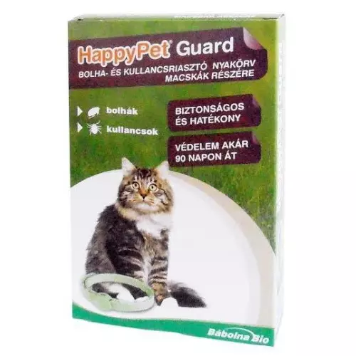 HappyPet bolhairtó nyakörv macska 35cm  1x