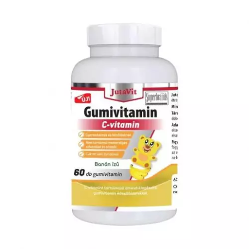 JutaVit C-vitamin gumivitamin banán ízű 60x
