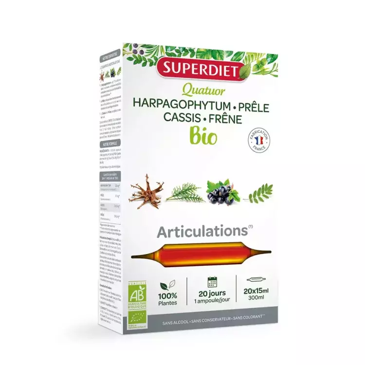 Superdiet Bio Harpagophytum ivóampulla 20x15ml Superdiet Bio Harpagophytum ivóampulla 20x15ml