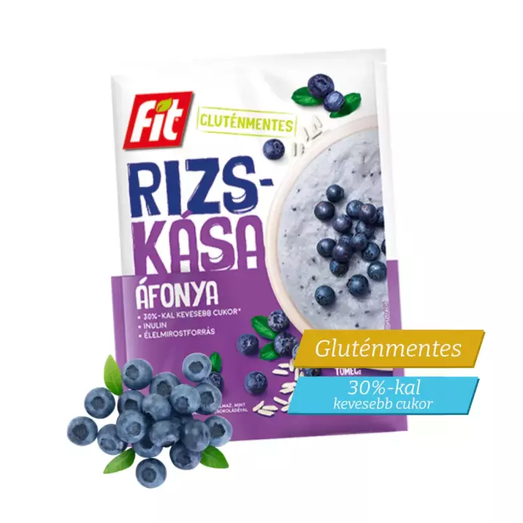 Fit rizskása áfonya 60g Fit rizskása áfonya 60g