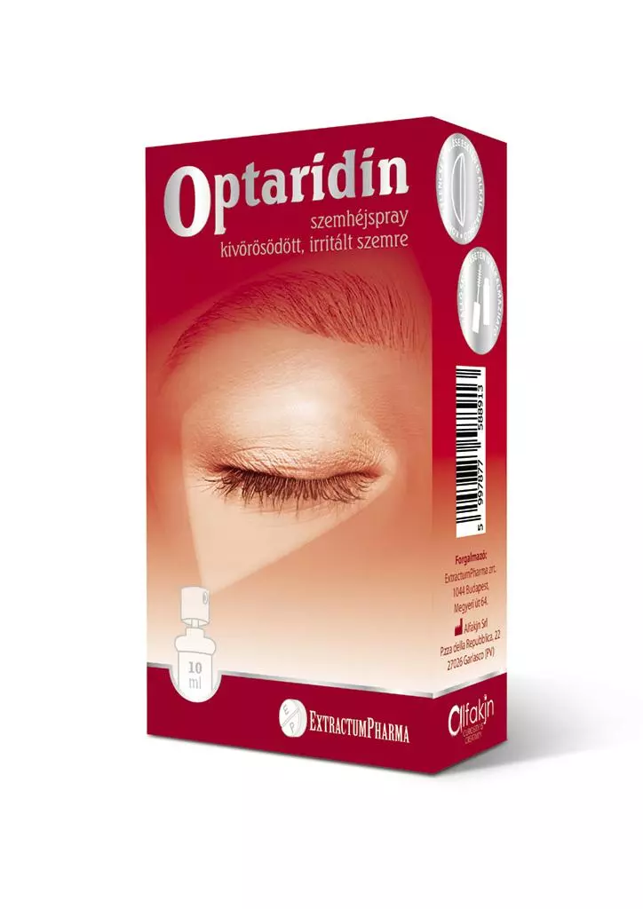 Optaridin szemhéj spray vörös irritált szemre 10ml