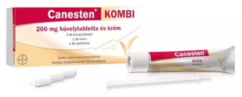 Canesten Kombi  200 mg hüvelytabletta és krém 3x+20g