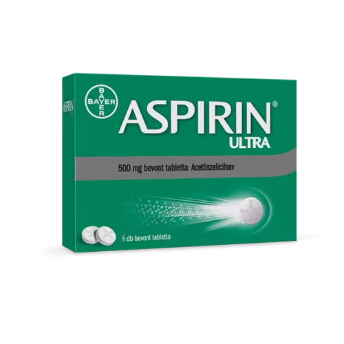 Aspirin Ultra 500 mg bevont tabletta 8x