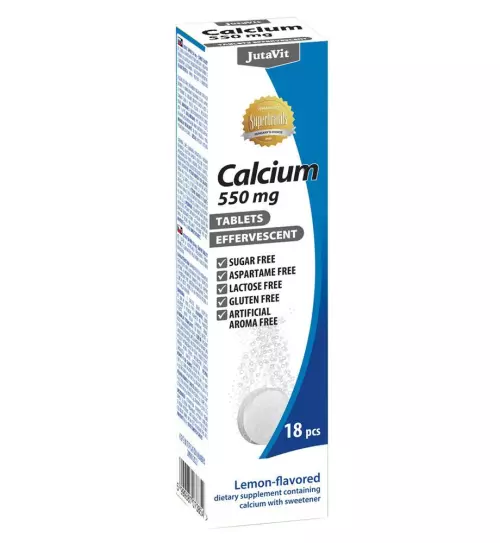 JutaVit Calcium 550 mg pezsgőtabletta 18x