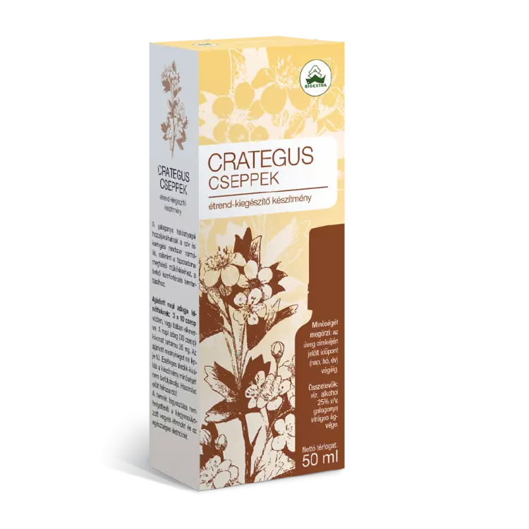 Bioextra Galagonya (Crataegus) cseppek 50ml Bioextra Galagonya (Crataegus) cseppek 50ml