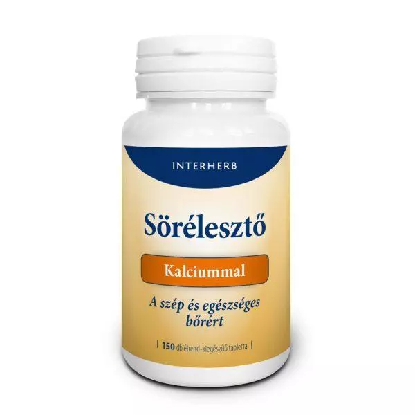 Interherb Sörélesztő tabletta Fe+ Ca+ Zn 150x Interherb Sörélesztő tabletta Fe+ Ca+ Zn 150x