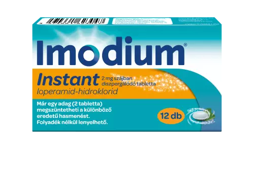 Imodium Instant 2 mg szájban diszpergálódó tabl. 12x