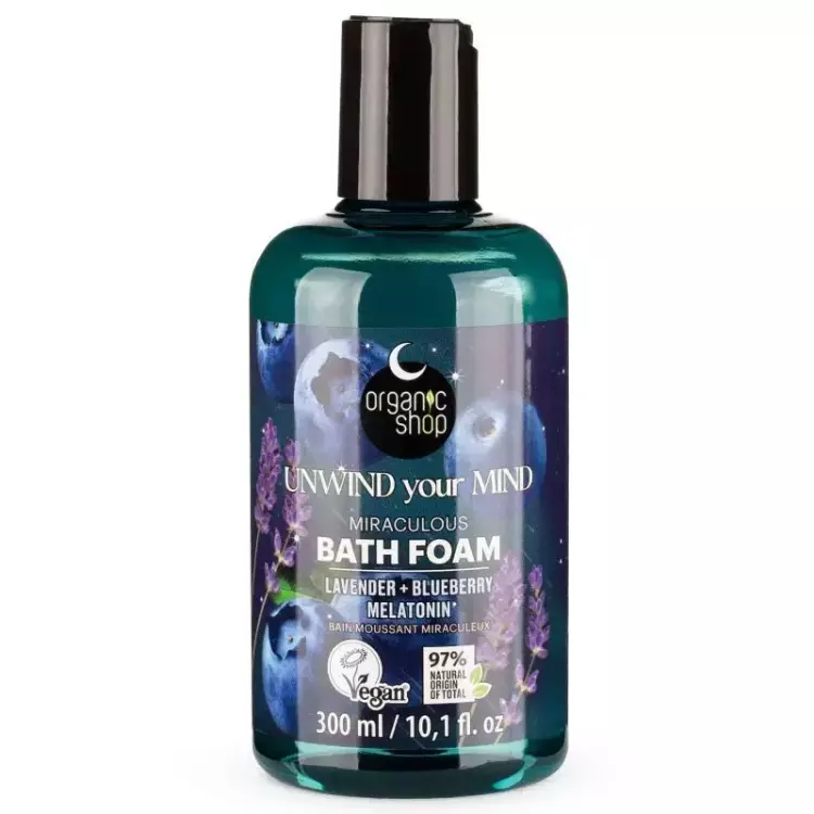 Organic Shop Varázslatos habfürdő levendulával, áfonyával és melatoninnal 300ml