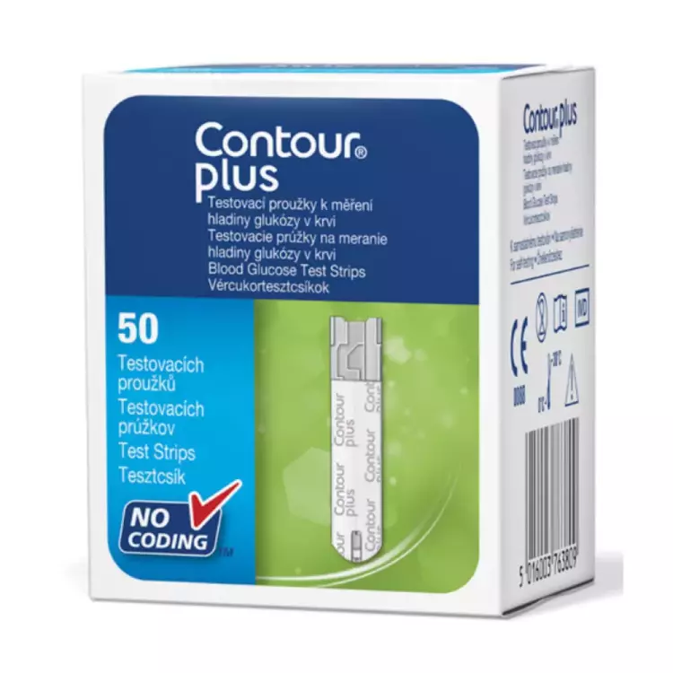 Contour Plus tesztcsík 50x Contour Plus tesztcsík 50x