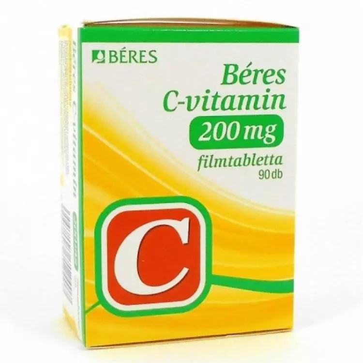 Béres C-vitamin 200 mg filmtabletta 90x Béres C-vitamin 200 mg filmtabletta 90x