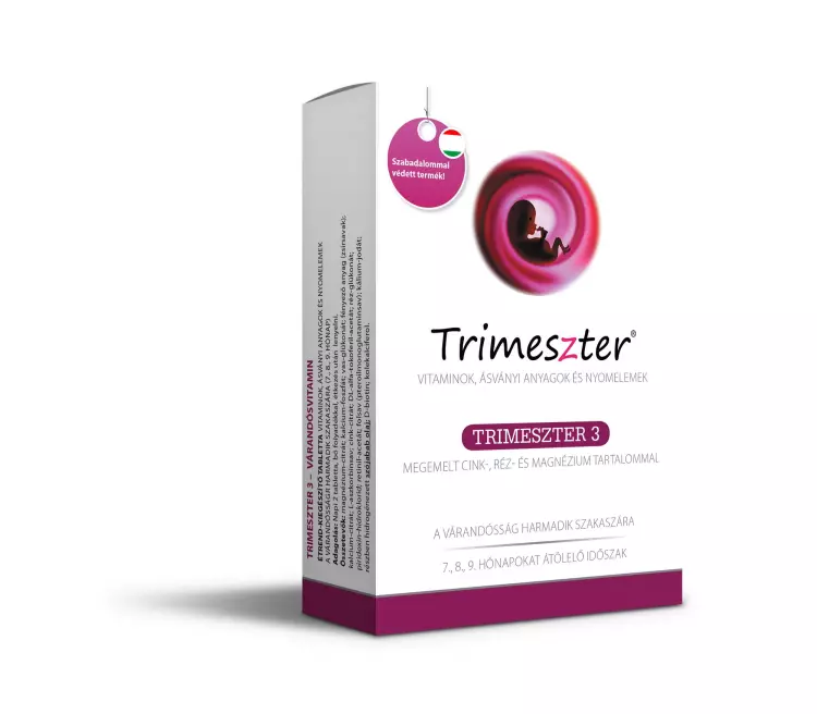 Trimeszter 3 vitamin tabletta várandósoknak 60x Trimeszter 3 vitamin tabletta várandósoknak 60x