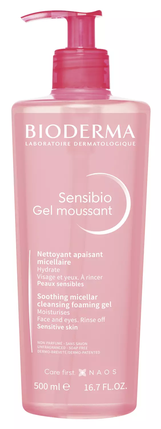 Bioderma Sensibio Gel Moussant (habzó gél) 500ml