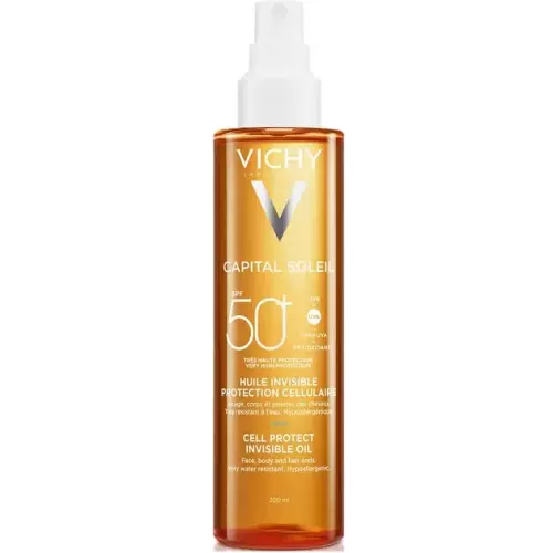 Vichy Capital Sol. Cell Protect olajspray SPF30+ 200ml