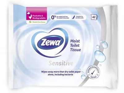 ZEWA Pure/Sensitive nedves toalettpapír 42x ZEWA Pure/Sensitive nedves toalettpapír 42x