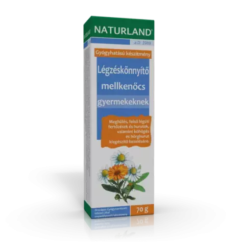 Naturland Légzéskönnyítő mellkenőcs gyermekeknek 70g