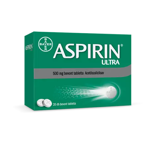 Aspirin Ultra 500 mg bevont tabletta 20x