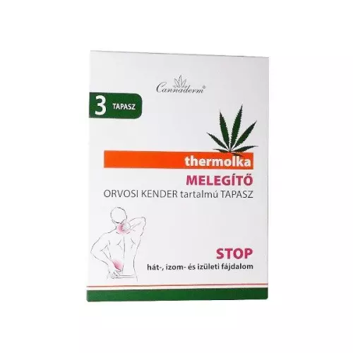 Cannaderm Thermolka melegítő tapasz 3x
