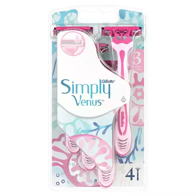 Gillette venus 3 simply borotva női eh. 4x Gillette venus 3 simply borotva női eh. 4x