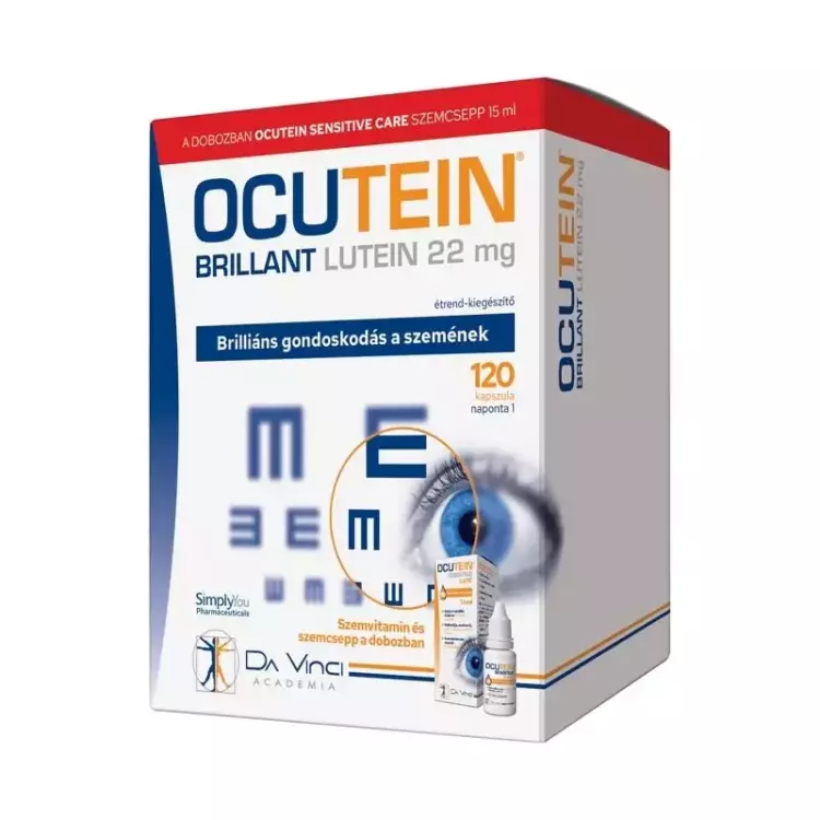 Ocutein Brillant kapsz. + Ocutein Sens. C. szemcs. 120x+15ml