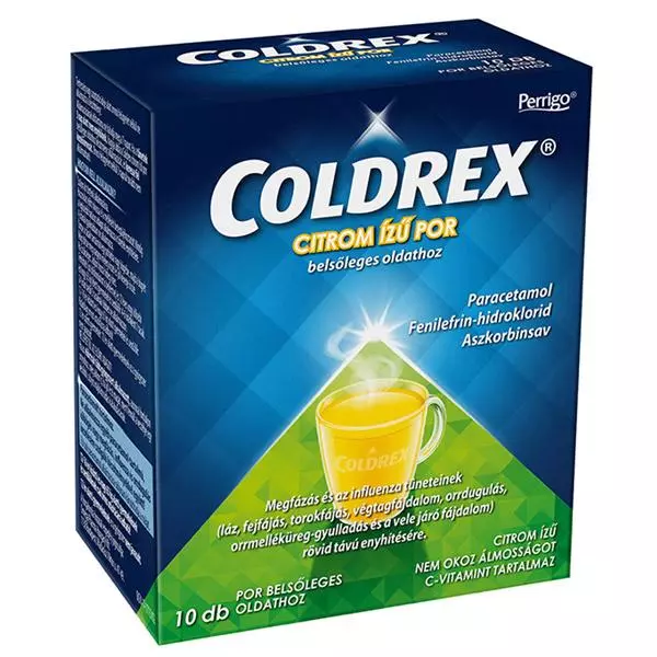 Coldrex citrom ízű por belsőleges oldathoz 10x Coldrex citrom ízű por belsőleges oldathoz 10x