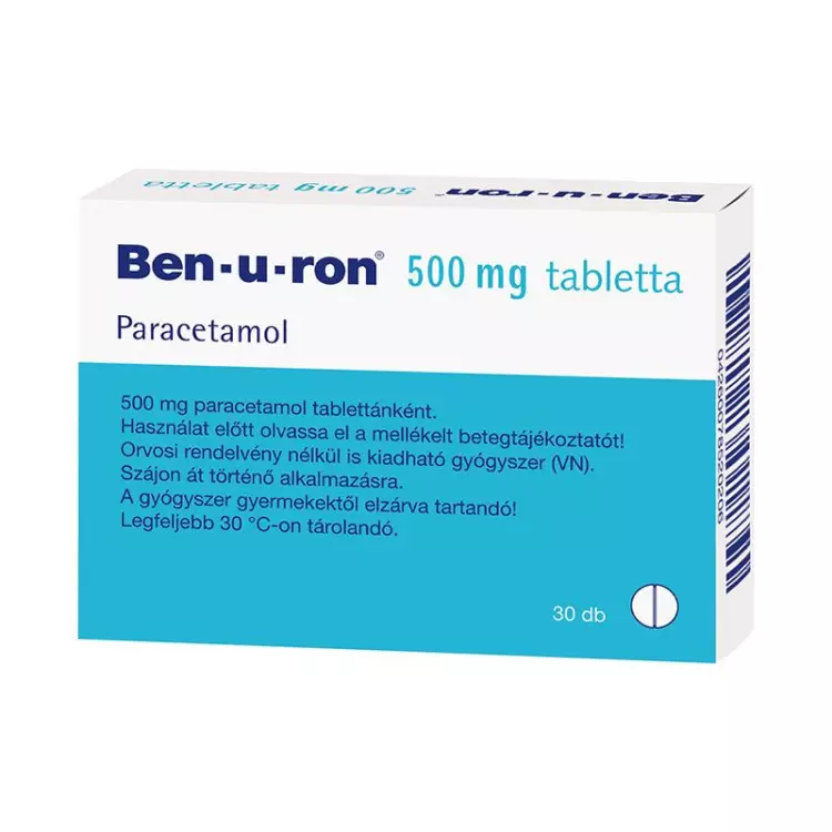 BEN-U-RON 500 mg tabletta 30x BEN-U-RON 500 mg tabletta 30x