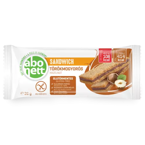 Abonett Sandwich törökmogyorós GM. 26g