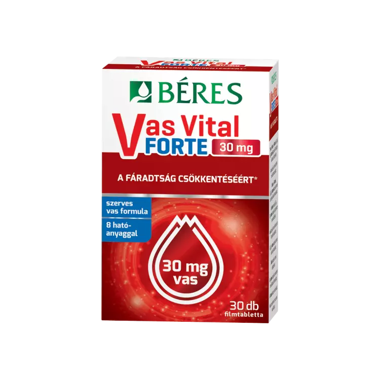 Béres Vas Vital 30 mg Forte filmtabletta 30x Béres Vas Vital 30 mg Forte filmtabletta 30x