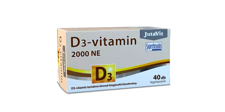 JutaVit D3-vitamin 2000 NE kapszula 40x JutaVit D3-vitamin 2000 NE kapszula 40x