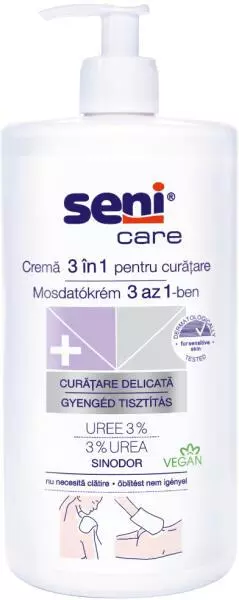 Seni Care mosdatókrém 3in1 1000ml Seni Care mosdatókrém 3in1 1000ml