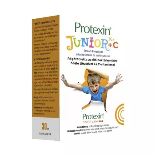 Protexin Junior+ C-vitamin étrendk. rágótabletta 30x