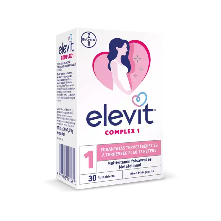 Elevit Complex 1 béta-karotinnal filmtabletta 30x Elevit Complex 1 béta-karotinnal filmtabletta 30x