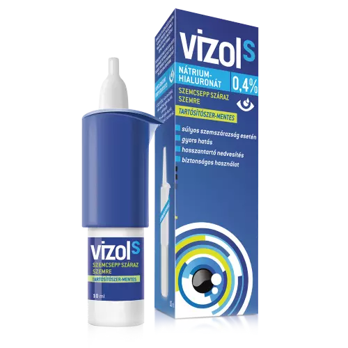 Vizol S 0,4% old. szemcsepp száraz szemre 10ml