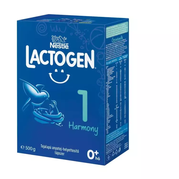 Lactogen Harmony 1 tejalapú anyatej-hely. tápszer 500g Lactogen Harmony 1 tejalapú anyatej-hely. tápszer 500g