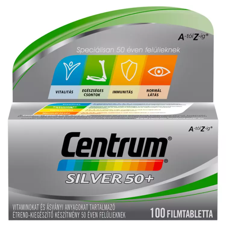 Centrum Silver 50+ filmtabletta 100x Centrum Silver 50+ filmtabletta 100x
