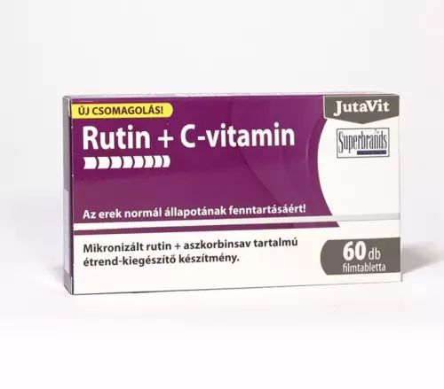 JutaVit Rutin+ C-vitamin tabletta 60x