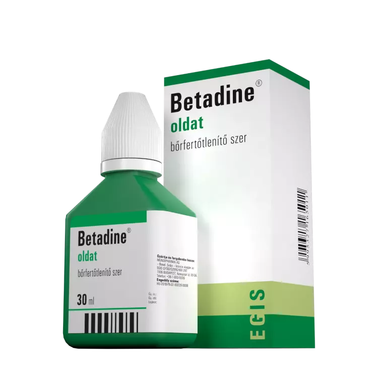 Betadine oldat fertőtlenítő 30ml Betadine oldat fertőtlenítő 30ml