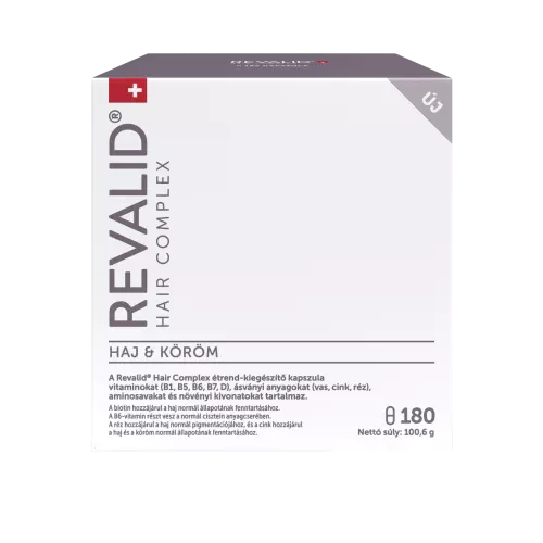 Revalid Hair Complex étrendkiegészítő kapszula 180x