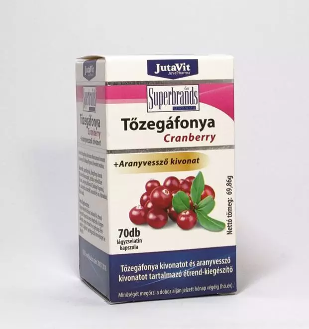 JutaVit Tőzegáfonya kapszula 60x+10x JutaVit Tőzegáfonya kapszula 60x+10x