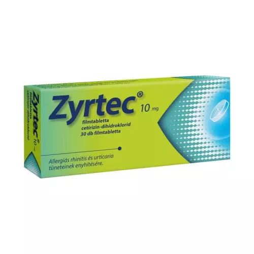 Zyrtec 10 mg filmtabletta 30x