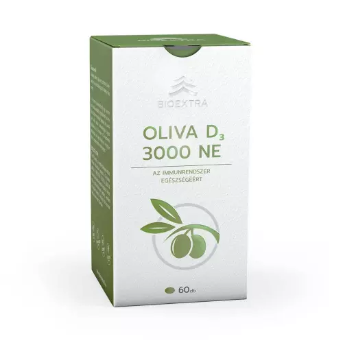 Bioextra Oliva D3 3000 NE étrendk. lágy kapszula 60x