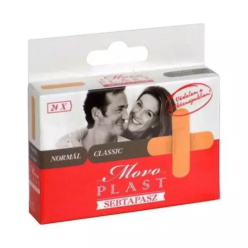 Movo Plast Normál sebtapasz 24x Movo Plast Normál sebtapasz 24x