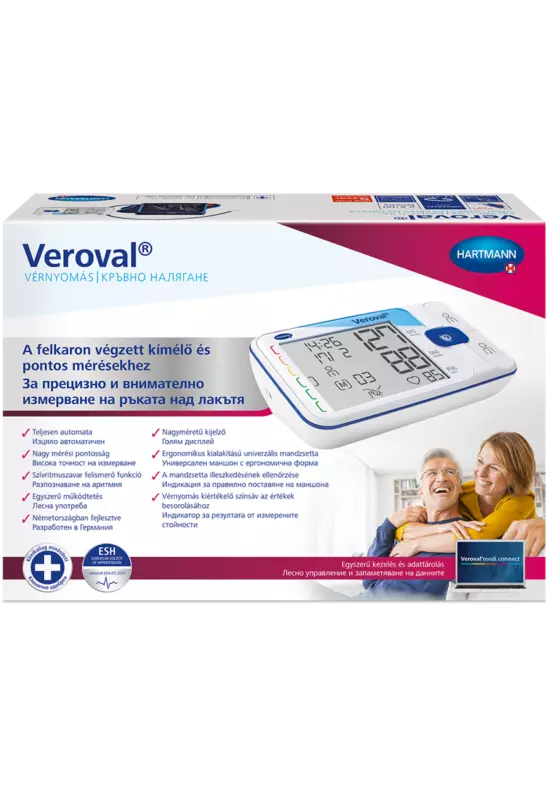 Veroval vérnyomásmérő felkaros 9253040 Hartmann 1x Veroval vérnyomásmérő felkaros 9253040 Hartmann 1x